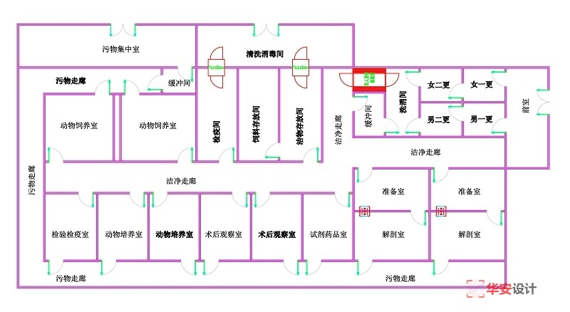 動物房實驗室平面設計規劃